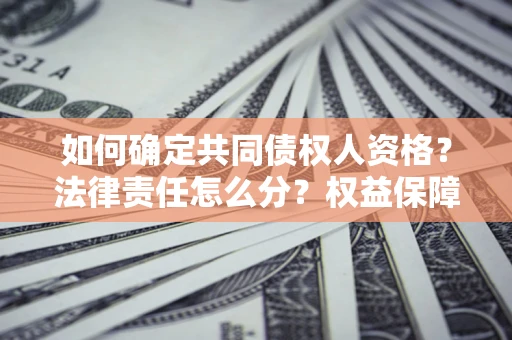 武汉如何确定共同债权人资格？法律责任怎么分？权益保障技巧揭秘！