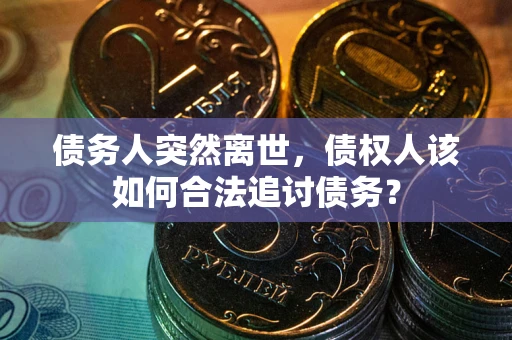 武汉债务人突然离世，债权人该如何合法追讨债务？