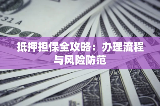 武汉抵押担保全攻略：办理流程与风险防范