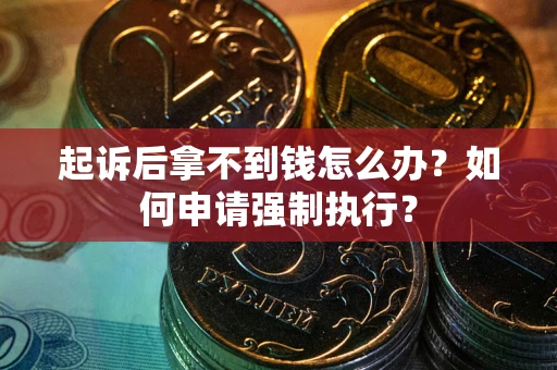 武汉起诉后拿不到钱怎么办？如何申请强制执行？