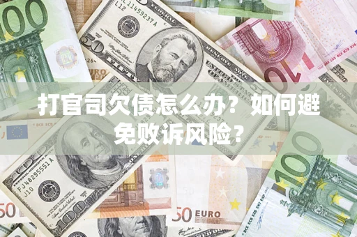 武汉打官司欠债怎么办？如何避免败诉风险？