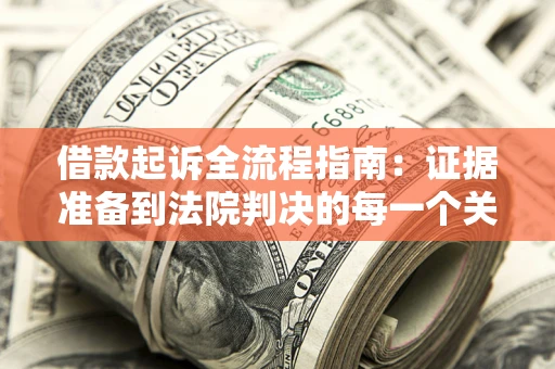 武汉借款起诉全流程指南：证据准备到法院判决的每一个关键步骤
