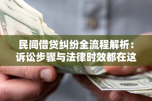武汉民间借贷纠纷全流程解析：诉讼步骤与法律时效都在这儿了