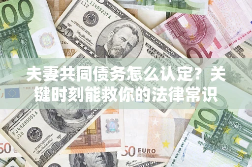 武汉夫妻共同债务怎么认定？关键时刻能救你的法律常识