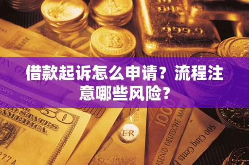武汉借款起诉怎么申请？流程注意哪些风险？