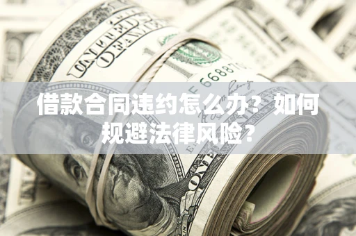 武汉借款合同违约怎么办？如何规避法律风险？